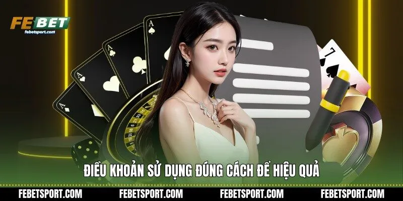 Điều khoản sử dụng đúng cách để hiệu quả